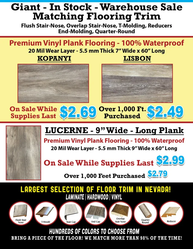 sales flyer at heritage distribution